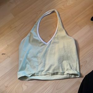 Brandy Melville Light Green Halter Top
